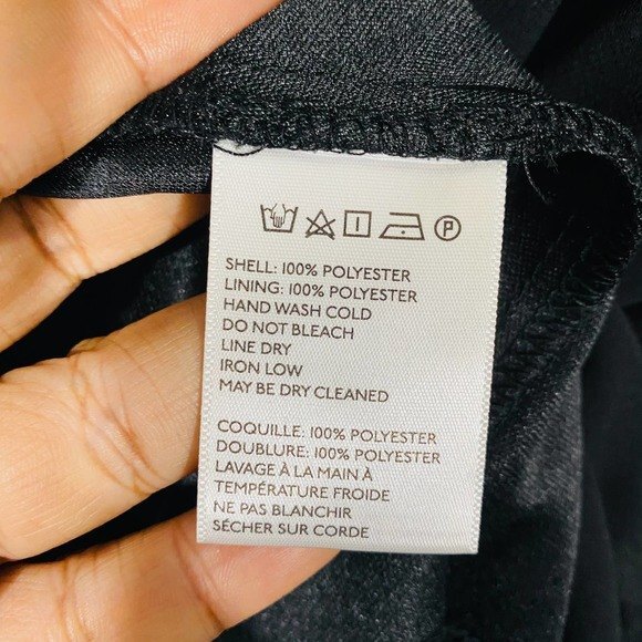 Pins & Needles women's black v neck cut out front design mini dress size 6 - Picture 7 of 7